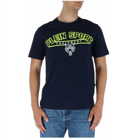 PLEIN SPORT T-SHIRT MANICHE CORTE UOMO BLU