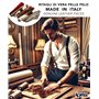 IPEA 1 Kg de Chutes de Véritable Cuir à Poils en Dimensions et Couleurs Aléatoires – Made in Italy – Restes de Cuir Poilu aux Fo