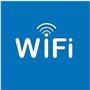 Apli 012132 Etiquette de Signalisation auto-adhésive Zone Wifi