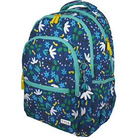 Grafoplás Mocila Blue Garden Elena Corredoira | 33 x 46 x 22
