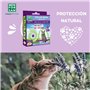 MENFORSAN Collier Anti-Insectes Luminescent pour Chats, avec 3 répulsifs naturels, Longueur 30cm, Auto-réglable