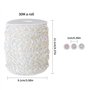 Rouleau de 30 m de perles en acrylique transparent réfléchissant la lumière arc-en-ciel Décoration de luxe pour maison, hôtel, m