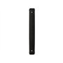 Classeur leiderpapel 4 anneaux 25 mm polypropylène fermeture éclair 4 poches intérieures avec bordure couleur