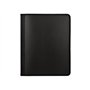 Classeur leiderpapel 4 anneaux 25 mm polypropylène fermeture éclair 4 poches intérieures avec bordure couleur