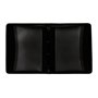 Classeur leiderpapel 4 anneaux 25 mm polypropylène fermeture éclair 4 poches intérieures avec bordure couleur