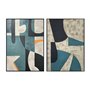 Cadre Home ESPRIT Noir Vert Urbaine 83 x 3