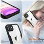 TVVTPU Coque pour iPhone 12, Antichoc Housse avec Protecteur D'écran et Protection Caméra, 360 Degré Full Body Protection Portab