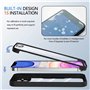 TVVTPU Coque pour iPhone 12, Antichoc Housse avec Protecteur D'écran et Protection Caméra, 360 Degré Full Body Protection Portab