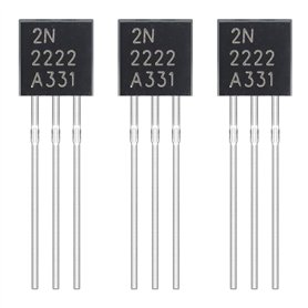 HeyNana Lot de 50 transistors NPN 2N2222
