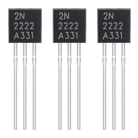 HeyNana Lot de 50 transistors NPN 2N2222