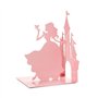 Balvi Serre-Livres Fairy Tale Couleur Rose Une Princesse et Son château Métal
