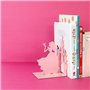 Balvi Serre-Livres Fairy Tale Couleur Rose Une Princesse et Son château Métal