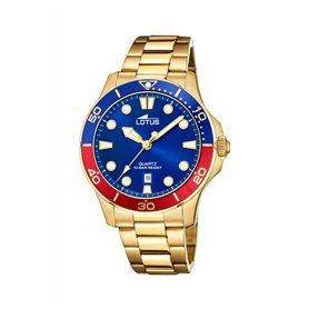 LOTUS Homme. Analogique Quartz Montre avec Bracelet en Acier Inoxydable 18761/5