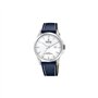 Festina Montre pour Homme F20025/2 Swiss Made Boîtier en Acier Inoxydable Gris Bracelet en Cuir Bleu