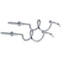 Robot pétrin - JOCCA - Bol en acier inoxydable 3,5 L - 5 vitesses - Rouge et gris