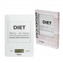 Fisura - Balance de cuisine numérique "diet" blanche. Balance électronique originale de 5 kg/11 lbs. Balance alimentaire multifo