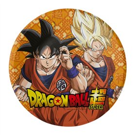 ALMACENESADAN Assiettes de fête Dragon Ball 18 cm
