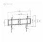 Support de TV Aisens WT100T-367 43" 100" 75 Kg