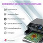 ORBEGOZO Chauffage FH 5037 Chauffage électrique avec thermostat réglable, 2 000 W de puissance, 2 positions de chaleur et foncti