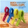 Multicolore. Grandes Pinces pour Fixer Les Serviettes