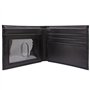 DC Flash Foudre d'or texturé Noir Portefeuille