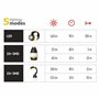 EMOS - Lampe de camping LED multifonctionnelle - portable - 3 types de lumière - 215 lm, max. 305 m - 3 modes d'éclairage - 90 h