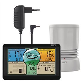 EMOS Station météo radio avec écran couleur