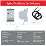 ELEKTROBOCK RJ402 Interrupteur différentiel de température | pour Pompe de Circulation et système Solaire - Rail DIN - avec 2 ca
