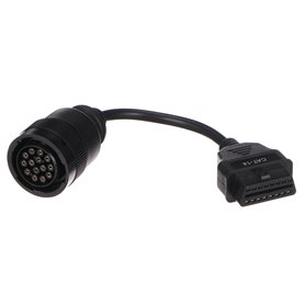 SIXTOL Mechanic Cable 9 - Réduction OBD-II 14 Broches Compatible avec Cat Caterpillar - Adaptateur de Diagnostic - Diagnostic de