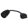 SIXTOL Mechanic Cable 9 - Réduction OBD-II 14 Broches Compatible avec Cat Caterpillar - Adaptateur de Diagnostic - Diagnostic de