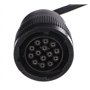 SIXTOL Mechanic Cable 9 - Réduction OBD-II 14 Broches Compatible avec Cat Caterpillar - Adaptateur de Diagnostic - Diagnostic de