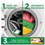 Ariel 3en1 PODS Alpine, 50 Lavages, Lessive Capsules Anti-Taches, Élimination Impeccable des Taches en Un Seul Lavage, Parfum Fr