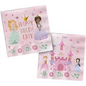 Folat- Servietten-Pretty Princess-33 x 33 cm-20 Stück