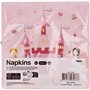 Folat- Servietten-Pretty Princess-33 x 33 cm-20 Stück, 27487, Rose