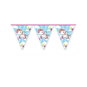 Folat 65047 Guirlande de fanions licorne 10 m