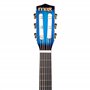 Max SoloArt Pack Guitare Classique Junior 1/4 - Bleue, Cordes en Nylon, 4 à 6 ans, Sac de Transport, Médiators, Sangle, un Cadea