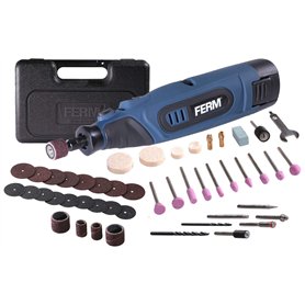 FERM Outil rotatil multifonction 12V sans fil - Batterie Li-ion