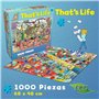 Goliath That's Life Office, 1000 stukjes Legpuzzel met ALS Thema Kantoor