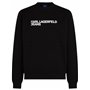 KARL LAGERFELD JEANS Regular Essential Logo Sweat Maillot de survêtement, Noir, M Homme