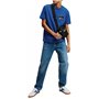 KARL LAGERFELD JEANS Regular Short Sleeve Box Logo Tee T-Shirt, Bleu, L Hommes