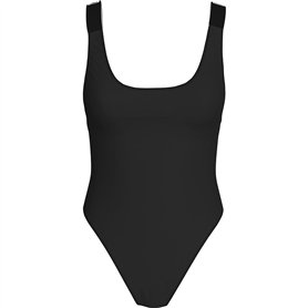 Calvin Klein Maillot de Bain Femme Scoop Back One Piece avec Bretelles Emblématiques