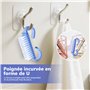 Set de 4 Brosses à Ongles à Manche, Brosses de Nettoyage pour Ongles, Brosse Manuelle Ergonomique pour Soins des Ongles, Nettoya