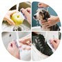 Set de 4 Brosses à Ongles à Manche, Brosses de Nettoyage pour Ongles, Brosse Manuelle Ergonomique pour Soins des Ongles, Nettoya