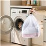 Elalove 2 Filets à Linge 30x40 cm, Sacs à Linge Réutilisables en Maille Fine avec Cordon de Serrage pour sous-Vêtements, Chausse