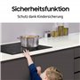Samsung Plaque à induction autonome (NZ64B5046JK/U1), 60 cm, vitrocéramique, FlexZone, SmartThings Cooking, touches tactiles ave