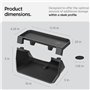 Spigen Tesla Model Y (~2024) Model 3 (2021-2023) sous Écran Plateau de Rangement pour Console Centrale Organisateur Accessoires 