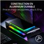 Razer Monitor Stand Chroma - Support de Moniteur en Aluminium avec hub USB-C à 4 Voies avec Chroma RGB (50cm x 21cm x 7.85cm, Co
