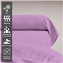Pizuna Coton Peigné Traversin 45x145 cm 2 Pièces Lavande poussiéreuse, 100% Coton Longue Tige 400 Fils Armure Satin (Taie d'orei