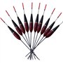 LSHEL 10 Pièces Flotteurs de Pêche Bobber Bâton Flotteur Liège Antenne Bois de Balsa 2G 13.4CM / 5.3IN