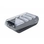 2 cm - coloris Office noir/cristal - capacité jusq